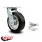 Service Caster 6 Inch Rubber on Aluminum Swivel Caster with Ball Bearing and Swivel Lock SCC SCC-30CS620-RAB-BSL - alternate 3
